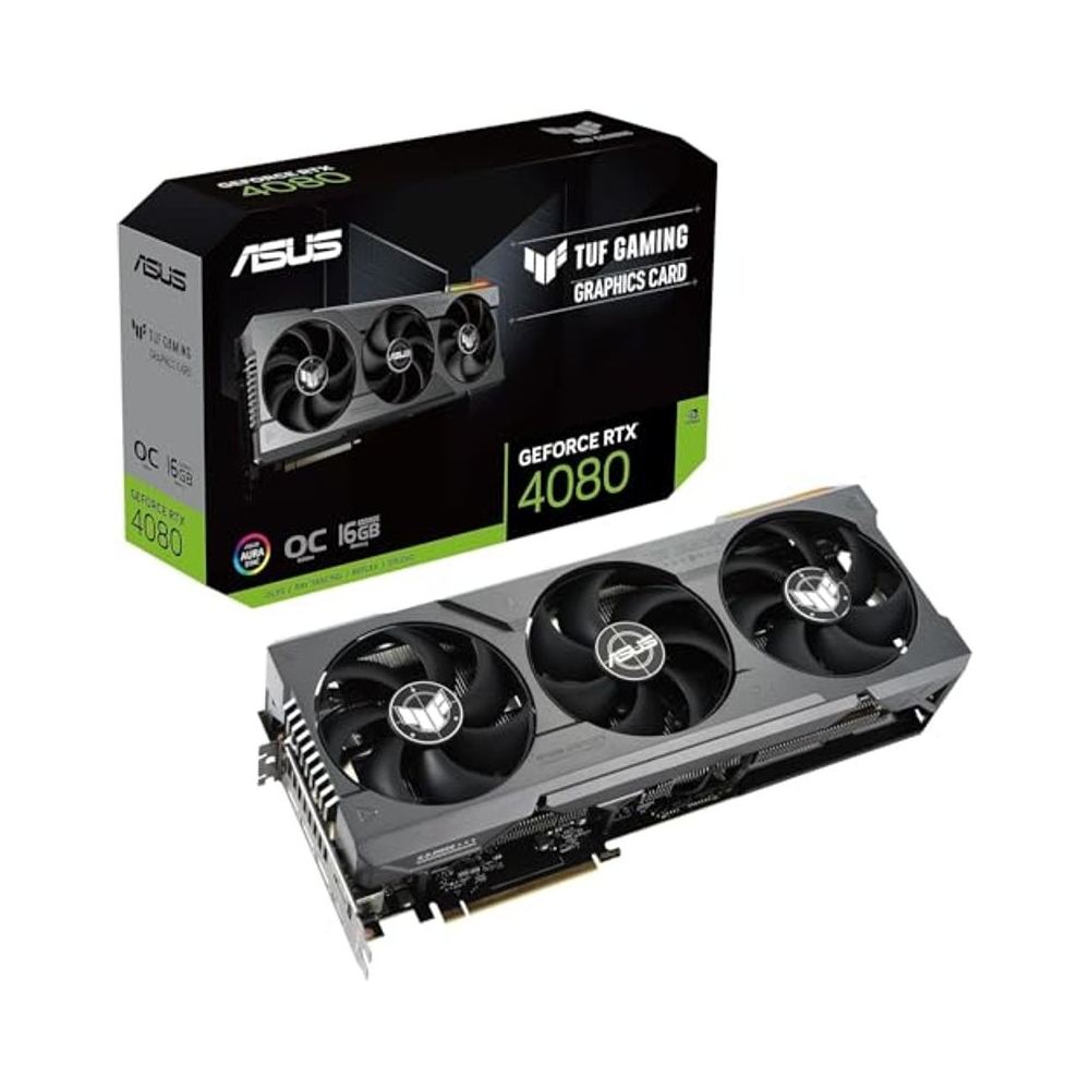 ASUS TUF Gaming GeForce RTX™ 4080 16GB GDDR6X OC Edition - Black (TUF-RTX4080-O16G-GAMING)